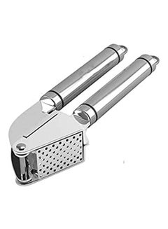 Buy Garlic Press And Peeler Easy Squeeze Mincer And Crusher Dishwasher Silver in Egypt