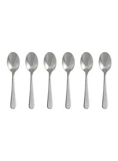 Buy Dessert Spoons Set- Stainless Steel Silver 16cm in Egypt