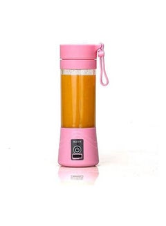 اشتري Usb Mini Electric Fruit Juicer Handheld Smoothie Maker Blender Juice Cup 380 لتر 1015YFH07E4 Pink في مصر