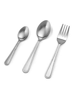 Buy 3 Piece Cutlery Set Silver in Egypt