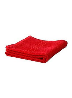 Buy Cotton Solid Pattern - Bath Towels Red in Egypt