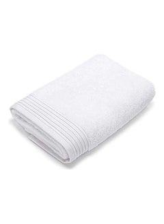 اشتري Cotton Solid Pattern- Bath Towels White في مصر