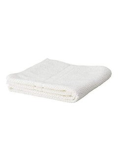 اشتري Cotton Solid Pattern- Bath Towels White في مصر