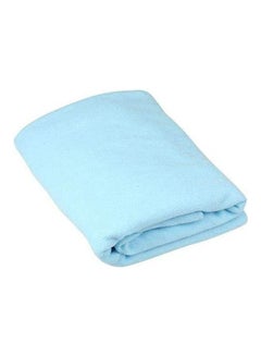 Buy Bath Towels Microfiber Fiber Water Absorbent Towel Soft Towels Blue 70x140cm in Egypt