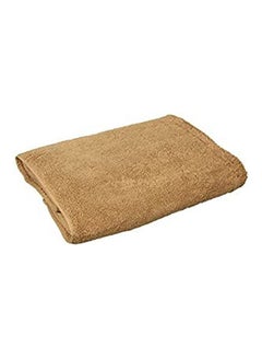 اشتري Cotton Solid Washcloth Brown 150x90cm في مصر