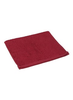 اشتري Cotton Solid Washcloth Burgundy 50x30cmcm في مصر