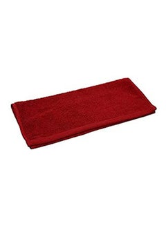 Buy Cotton Solid Hand Towels Dark Red 30x50cmcm in Egypt