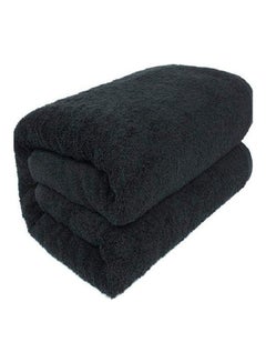 Buy Egyptian Cotton Bath Sheet Luxury Eco-Friendly Large Oversized Black in Egypt