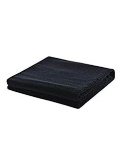 Buy 1Pc Face Towel Solid Color Soft Comfy Water Absorption Towel Black 30X30cm in Egypt