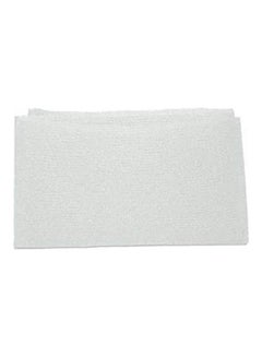 اشتري Nylon Solid Pattern Bath Towels White في مصر