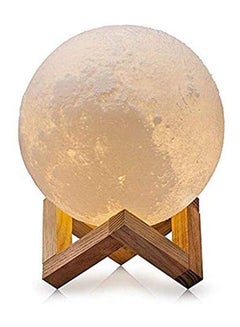 Buy 3D Moon Lamp Led Night Light Bedside Lamp White 15cm in Egypt
