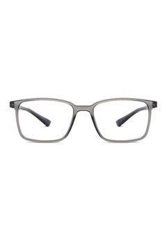 Buy Zero Power Full Rim Bluecut & Antiglare Rectangle Shape Computer Eyeglasses LB E14241 - 53mm - Grey in Saudi Arabia