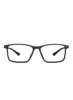 Buy Zero Power Full Rim Bluecut & Antiglare Rectangle Shape Computer Eyeglasses LB E13738 - 52mm - Black in UAE