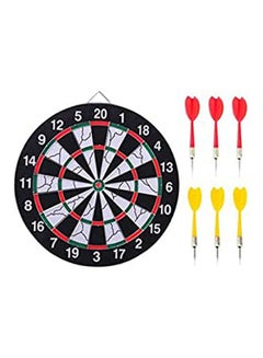 Buy Sport Double Target Dart Magnetic Flocking Dartboard Board Double Thickening 15inch in Egypt