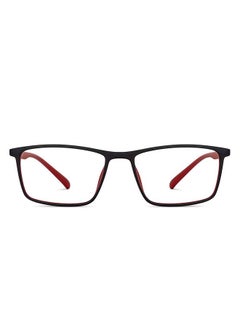 Buy Zero Power Bluecut & Antiglare Rectangular Shape Computer Eyeglasses LB E14255 - Lens Size: 53mm - Black in Saudi Arabia