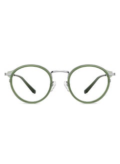 Buy Zero Power Blue Cut & Antiglare Round Shape Computer Eyeglasses LB E13530 - Lens Size: 48mm - Grey in UAE