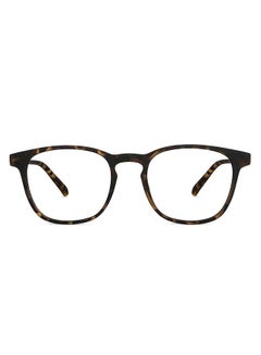Buy Zero Power Bluecut & Antiglare Wayfarer Shape Computer Eyeglasses LB E14058 - Lens Size: 50mm - Brown in UAE