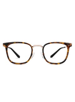 Buy Zero Power Bluecut & Antiglare Square Shape Computer Eyeglasses LB E13529 - Lens Size: 49mm - Gold in UAE