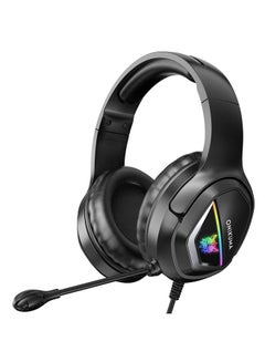 Buy Wired Stereo Headphone With Microphone RGB PC in UAE