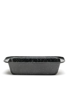 Buy Oven Pan - Made Of Carbon Steel - Loaf 25 Cm - Baking Pan - Oven Trays - Cake Tray - Oven Pan - Granite Dark Grey Granite Dark Grey Loaf 25 cm in UAE