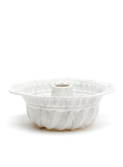 Buy Oven Pan - Made Of Silicone - Bundt 27 Cm - Baking Pan - Oven Trays - Cake Tray - Oven Pan - White/Marble White/Marble Bundt 27 cm in UAE