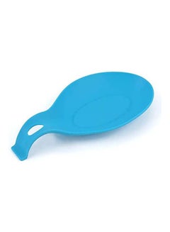 اشتري Spoon Pad Heat Insulation Pad Cup Pad Beverage Glass Pad Tray Hot Selling Spoon Pad Kitchen Tools Blue في مصر