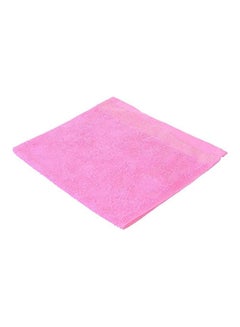 Buy Face Towel Of 1 Piece Cotton Pink 30x30cm in Egypt