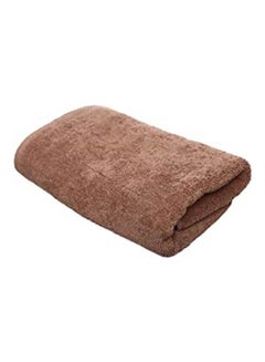 Buy Cotton Solid Face Towel Brown 50X100cm in Egypt