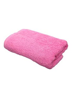 Buy Cotton Solid Face Towel Pink 50X100cm in Egypt