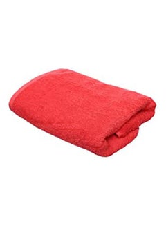 اشتري Cotton Solid Face Towel Red 50X100cm في مصر