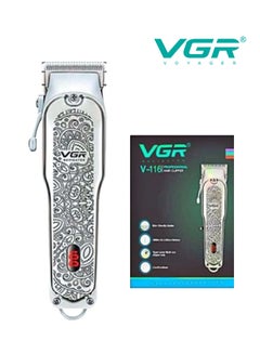 Buy V-116 Rechargeable Hair Shaver Silver One Size in Egypt