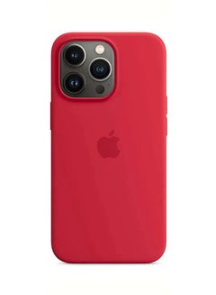 Buy iPhone 13 Pro Silicone Case with MagSafe (PRODUCT)RED in Egypt