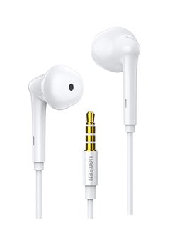 Buy 3.5MM Earphone with Microphone 1.2M Wired HiFi Stereo Sound Headphone In-Line Control Soft PVC for MacBook Pro 2021 MP4  MP3 iPhone 6s 6s Android smartphones White in Egypt
