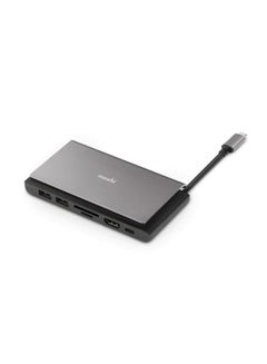 Buy Symbus Mini 7-in-1 Portable USB-C HUB Grey in UAE
