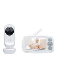 اشتري جهاز مراقبة فيديو للطفل مقاس 4.3 بوصة - أبيض في الامارات
