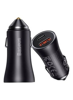 Buy Fast Car Charger Adapter 60W Dual USB Quick Charge QC 3.0 and PD Fast Charging Car Plug for iPhone 14/14 Pro Max, 13/13 Pro/12 Pro Max/11Pro Max, New iPad 9,iPad mini-6,Galaxy S23 S10 Black in Egypt