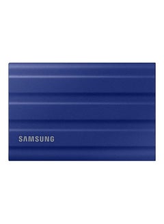 اشتري محرك أقراص SSD T7 شيلد محمول بمنفذ USB 3.2 الجيل الثاني لون أزرق 2.0 TB في الامارات