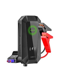 Buy 1500A/12V Car Jump Starter with 19200mAh Power Bank, 10W Qi Charger, Dual QC 3.0 Ports, HexaBolt-20 in UAE