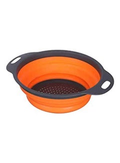 Buy Silicone Foldable Strainer Orange in Egypt