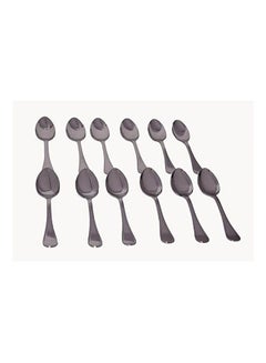 اشتري Teaspoon Set Of 12 Silver في مصر