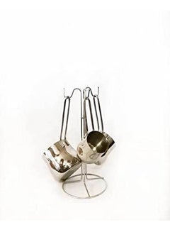 اشتري Barlin Stainless Steel Coffee Pots Set Of 4 Silver في مصر