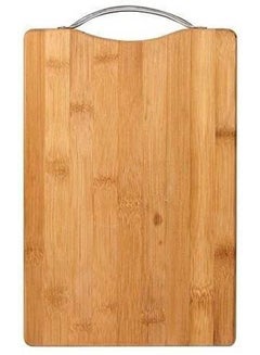 Buy Bamboo Chopping Board Beige 19.5 x29.5 x1.8cm in Egypt