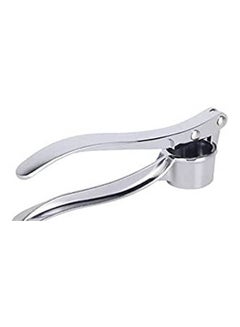 Buy 1Piece Presses Manual Garlic Mincer Chopping Silver 15x4x3cm in Egypt