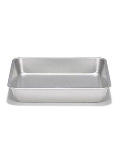 Buy Aluminum Baking Tray Deep Silver 35 x 24 x 5cm in Egypt