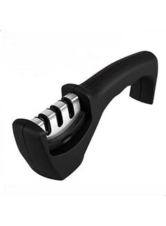 اشتري Kitchen Knife Sharpener - 3 Stages Black في مصر