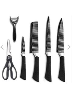 Buy Ceramic Knives Set 6 Pieces Black in Egypt