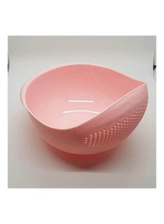 Buy Wash Sieve For Rice Vegetables And Fruits Pink in Saudi Arabia