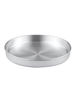 اشتري Rounded Desserts Tray Silver 38cm في مصر