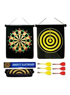 Buy Double Faced Magnetic Hanging Dart Board Set in Saudi Arabia