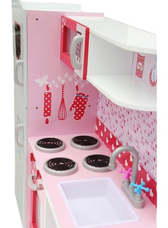 kenmore wooden kitchen playset pink